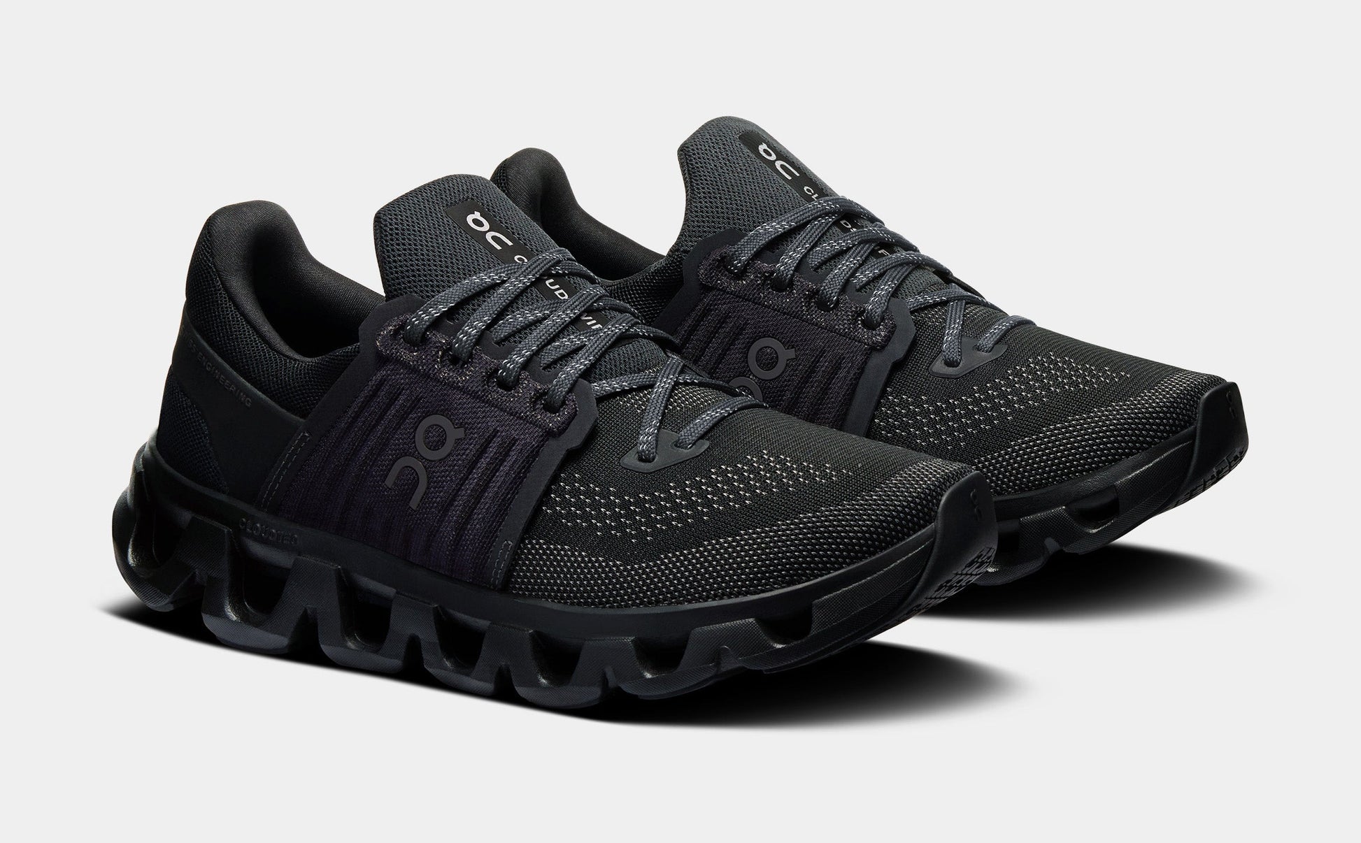 Cloudswift 4 AD Womens Running Shoes (Black/Rock) — view 4 of 4