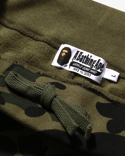 BAPE 1st Camo Sweat Shorts - Green Camo — view 4 of 4