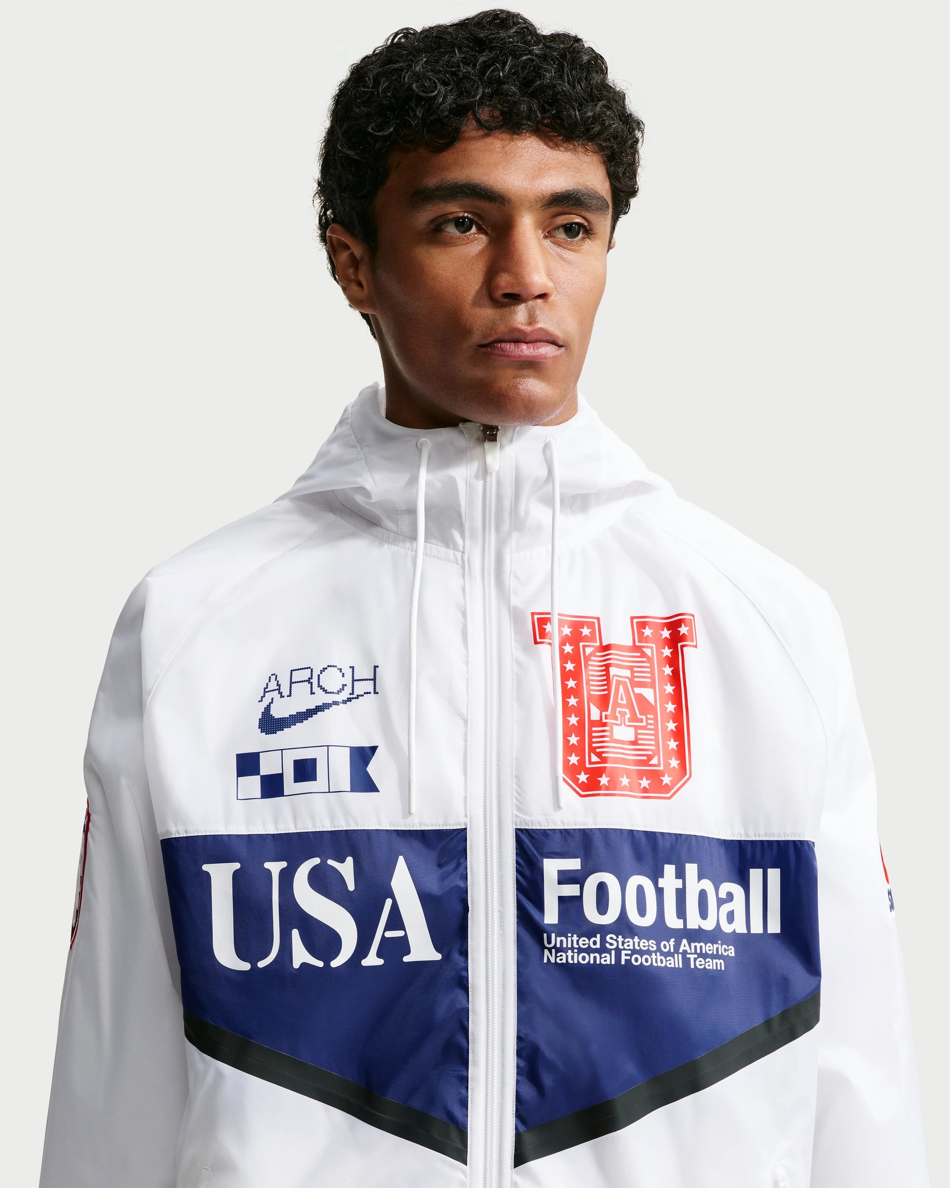 Nike x VAA USA Anthem Jacket - White — view 3 of 6