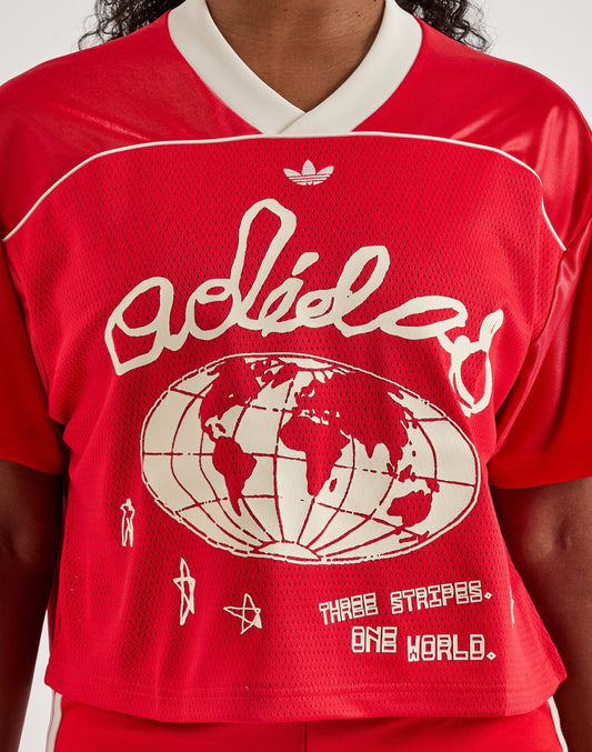 Adidas Originals Cropped Football Jersey
