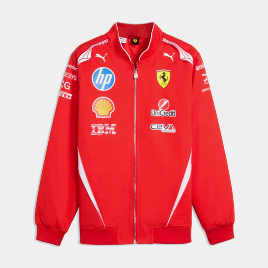 Scuderia Ferrari Replica Drivers Bomber Mens Jacket (Puma Red) — view 1 of 4