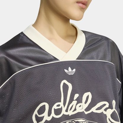 adidas Originals Cropped Soccer Womens Jersey (Utility Black)