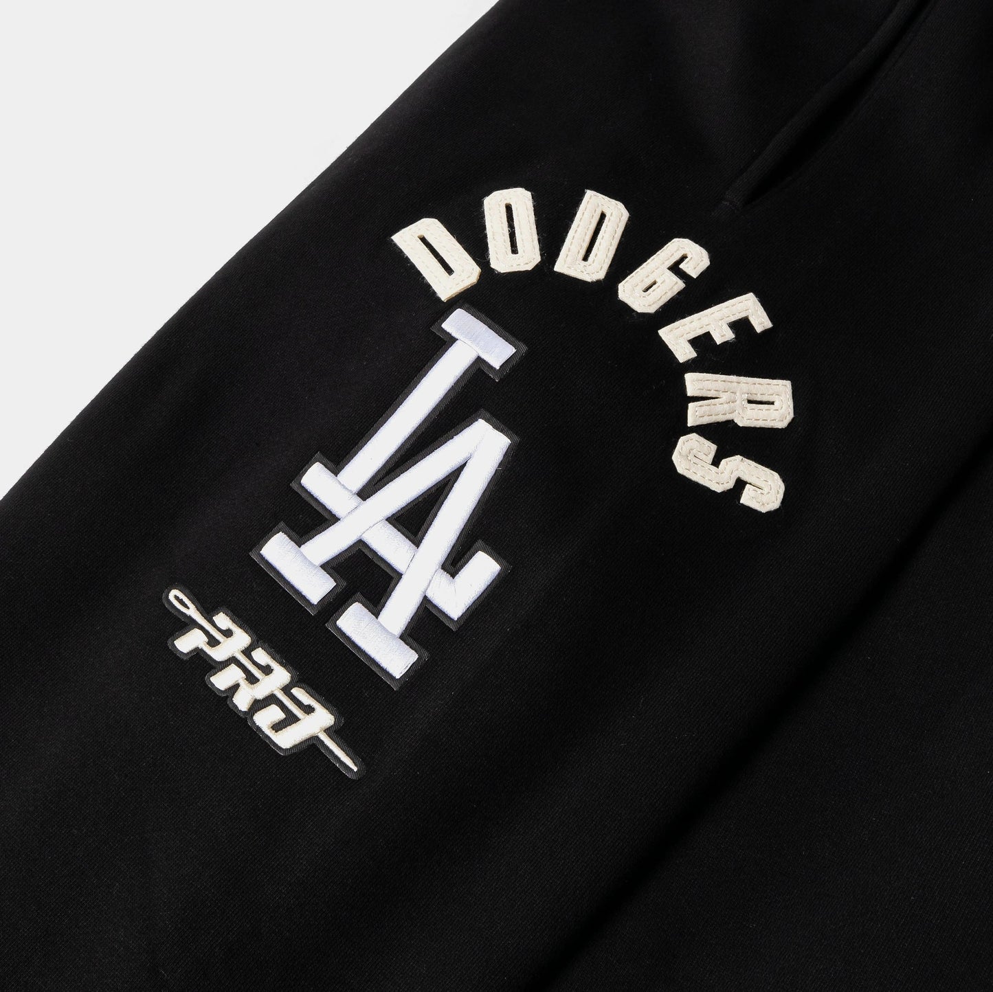 Los Angeles Dodgers Original Fleece Mens Sweatpants (Black/White) — view 3 of 4