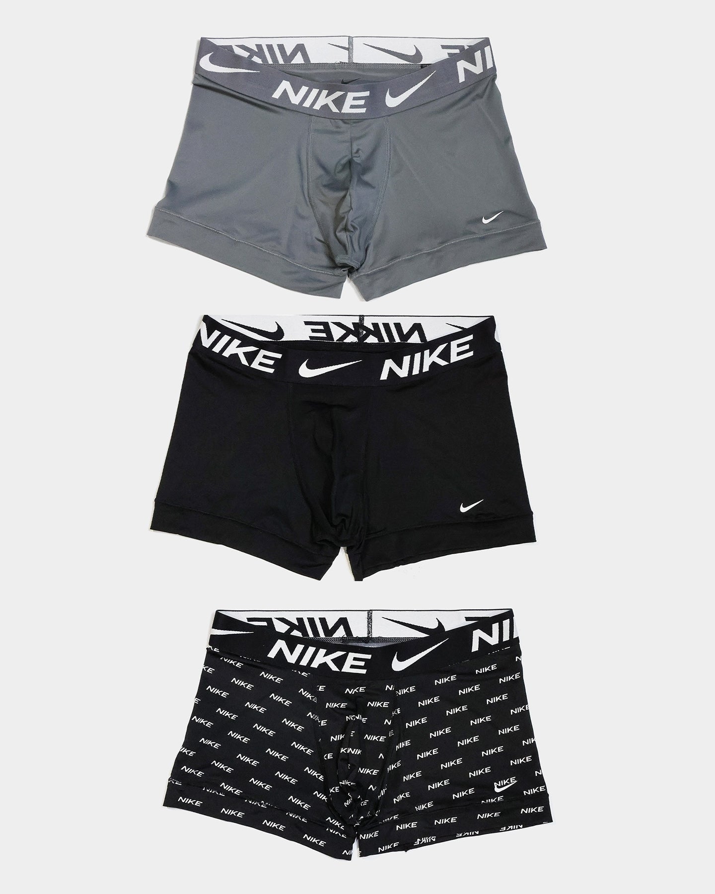 Nike Essential Micro Trunks 3 Pack Black/Cool Grey — view 1 of 5