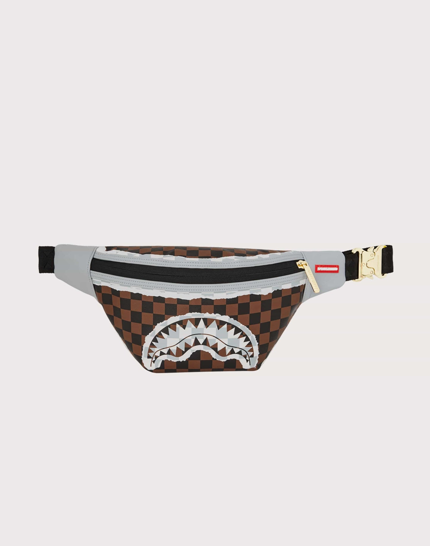 Sprayground Checkered Tear Crossbody Bag