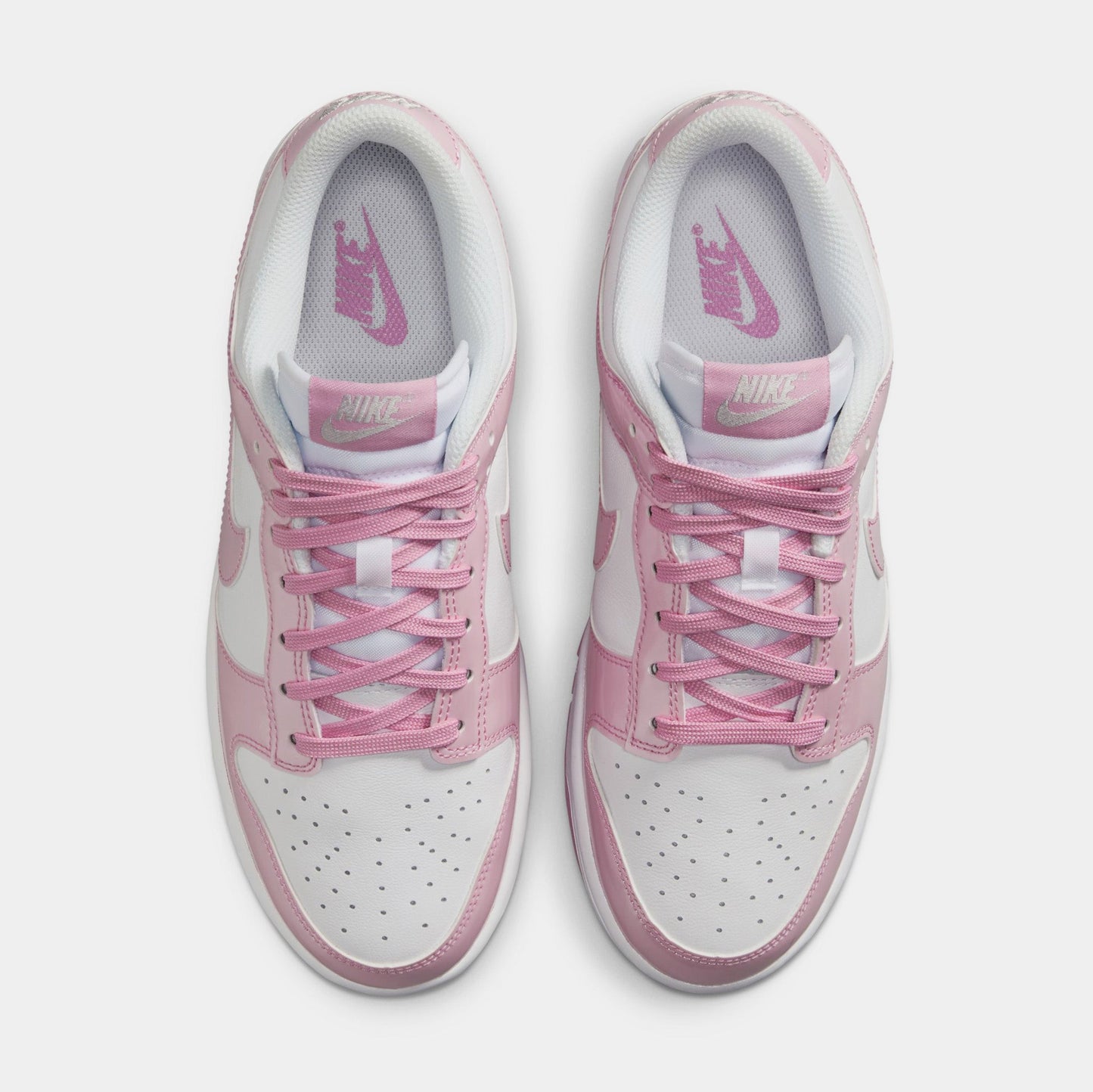 Nike WMNS Dunk Low SE - White / Metallic Silver / Pink Rise — view 2 of 5