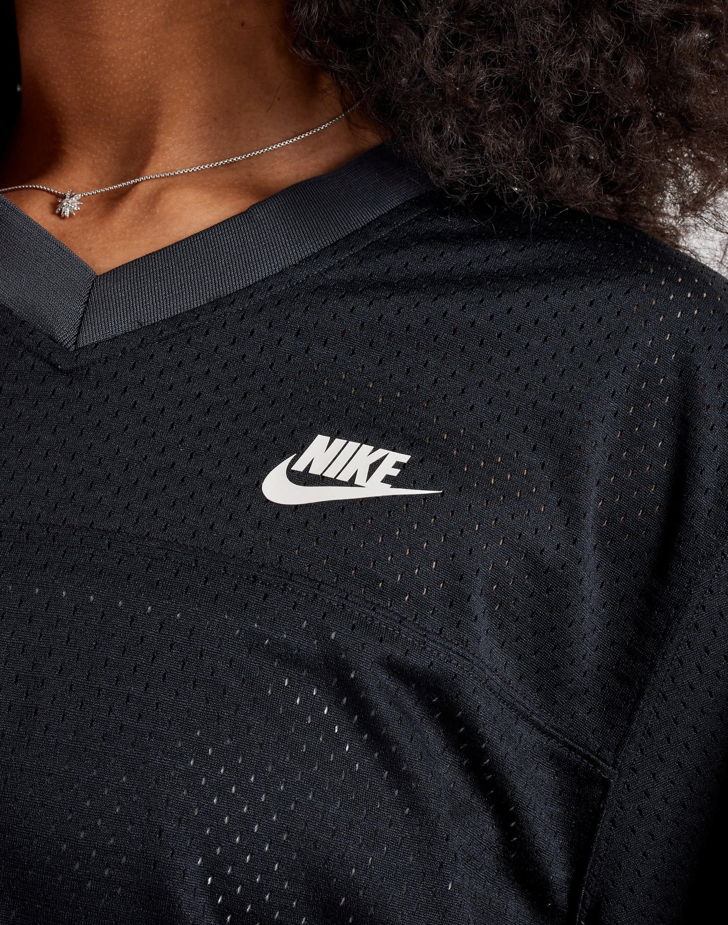 Nike Heritage Festival Cropped Mesh Jersey