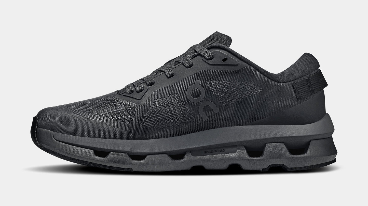 Cloudzone Womens Running Shoes (Black/Eclipse) — view 3 of 4