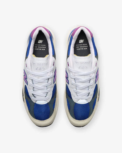 New Balance 992 'made In Usa' - White/ Team Royal — view 4 of 5